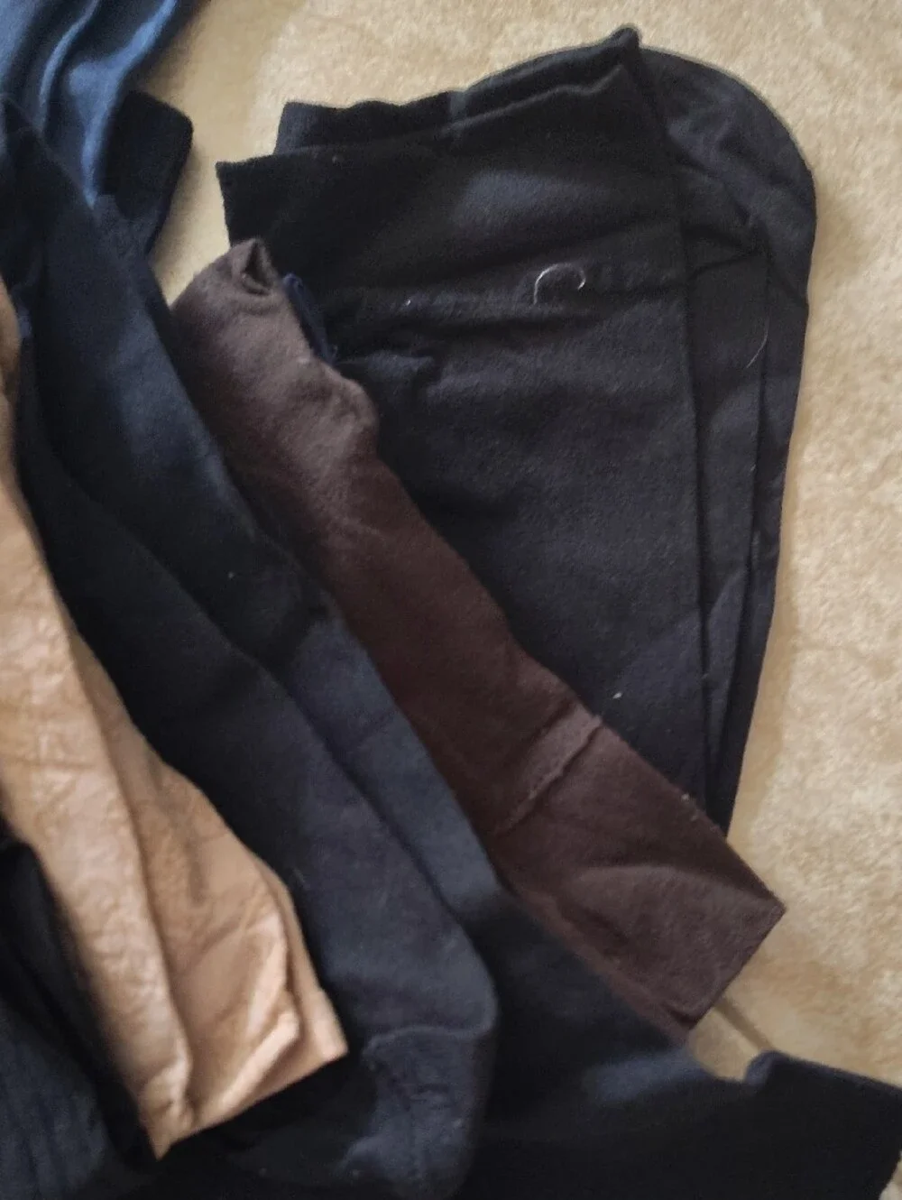 Women's Mixed Sock Pack - Black, Navy, Gray, Brown 15 Size 5-10 Never Worn